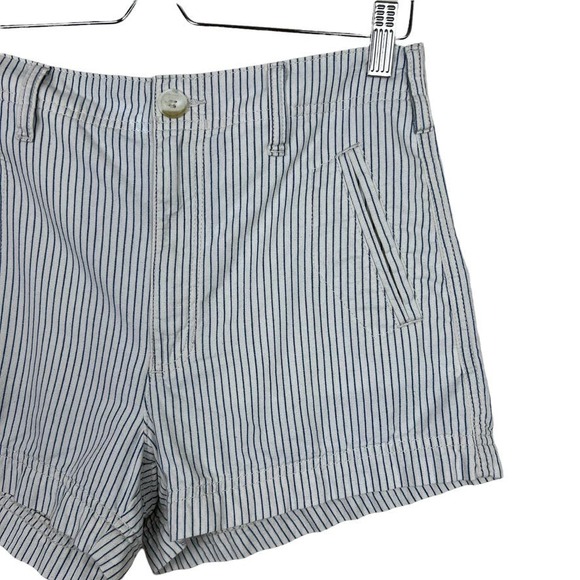 American Eagle Railroad Striped Shorts Size 6 - Picture 3 of 11